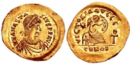 SB7 Anastasius I. Semissis. Constantinople