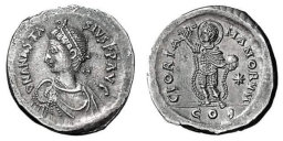 SB9 Anastasius I. Miliarense. Constantinople