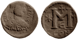 SB18 Anastasius I. Follis. Constantinople