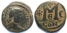 SB18A Anastasius I. Follis. Constantinople