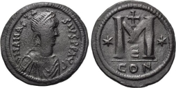 SB19 Anastasius I. Follis. Constantinople