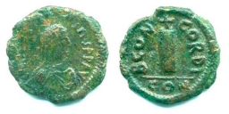 SB28var Anastasius I. Decanummium (10 nummi). Constantinople