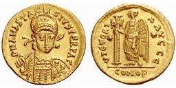 SB30 Anastasius I. Solidus. Thessalonica