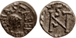 SB30B Anastasius I. Nummus. Thessalonica