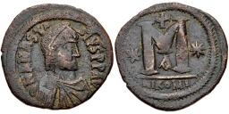 SB36 Anastasius I. Follis. Nicomedia