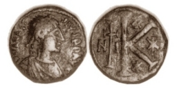 SB39 Anastasius I. Half follis (20 nummi). Nicomedia