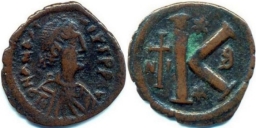 SB43 Anastasius I. Half follis (20 nummi). Nicomedia