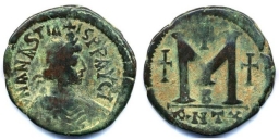 SB47 Anastasius I. Follis. Antioch (Theoupolis)