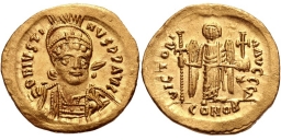SB56 Justin I. Solidus. Constantinople
