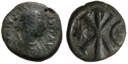 SB76 Justin I. Pentanummium (5 nummi). Constantinople