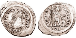 SB149 Justinian I. Miliarense. Constantinople