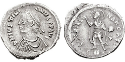 SB154 Justinian I. Miliarense. Constantinople