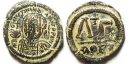 SB246 Justinian I. 33 nummi. Alexandria