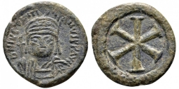 SB336 Justinian I. Decanummium (10 nummi). Uncertain