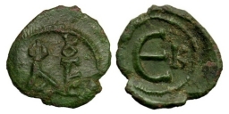 SB375 Justin II. Pentanummium (5 nummi). Cyzicus