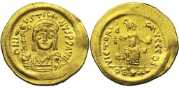 SB376 Justin II. Light weight solidus. Antioch (Theoupolis)