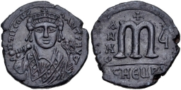 SB448 Tiberius II Constantine. Follis. Antioch (Theoupolis)