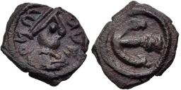 SB516 Maurice Tiberius. Pentanummium (5 nummi). Nicomedia