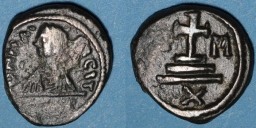 SB566 Maurice Tiberius. Decanummium (10 nummi). Carthage
