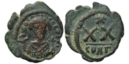 SB644 Phocas. Half follis (20 nummi). Constantinople