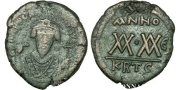 SB684 Phocas. Follis. Carthage