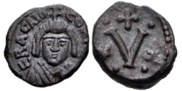 SB716 Revolt of the Heraclii. Pentanummium (5 nummi). Carthage