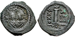 SB727 Revolt of the Heraclii. Decanummium (10 nummi). Constantia in Cyprus