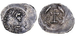 SB794 Heraclius. Half siliqua. Constantinople