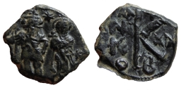 SB815 Heraclius. Half follis (20 nummi). Constantinople