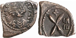 SB818 Heraclius. Decanummium (10 nummi). Constantinople
