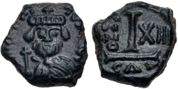 SB885 Heraclius. Decanummium (10 nummi). Catania