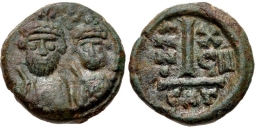SB886 Heraclius. Decanummium (10 nummi). Catania
