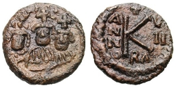 SB920 Heraclius. Half follis (20 nummi). Ravenna