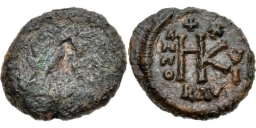 SB921 Heraclius. Half follis (20 nummi). Ravenna