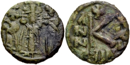 SB923 Heraclius. Half follis (20 nummi). Ravenna