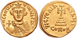 SB938 Constans II. Solidus. Constantinople