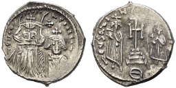 SB1022 Constans II. Hexagram. Thessalonica