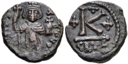 SB1056 Constans II. Half follis (20 nummi). Carthage