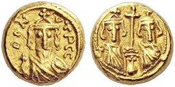 SB1187 Constantine IV Pogonatus. Solidus. Carthage