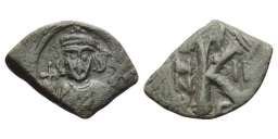 SB1262 Justinian II. Half follis (20 nummi). Constantinople