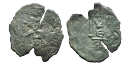 SB1299 Justinian II. Follis. Syracuse (Sicily)