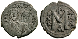 SB1630 Leo V the Armenian. Follis. Constantinople