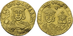 SB1653 Theophilus. Solidus. Constantinople