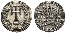 SB1708 Basil I the Macedonian. Miliaresion. Constantinople