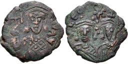 SB1722 Basil I the Macedonian. Half follis (20 nummi). Uncertain