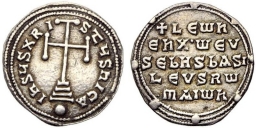 SB1726 Leo VI the Wise. Miliaresion. Constantinople