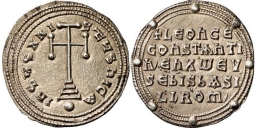 SB1727 Leo VI the Wise. Miliaresion. Constantinople