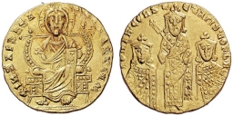 SB1742 Constantine VII and Romanus I Lecapenus. Solidus. Constantinople