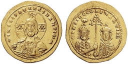 SB1798 Basil II Bulgaroktonos. Histamenon nomisma. Constantinople