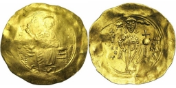 SB1925 Alexius I Comnenus. Hyperpyron. Thessalonica